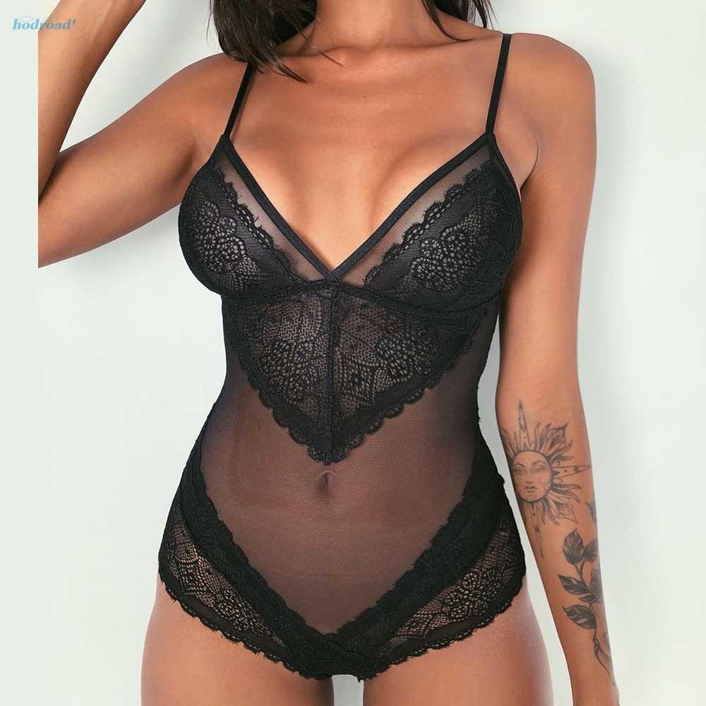 Jumpsuit Ngủ Sát Nách Thiết Kế Xuyên Thấu Quyến Rũ | BigBuy360 - bigbuy360.vn