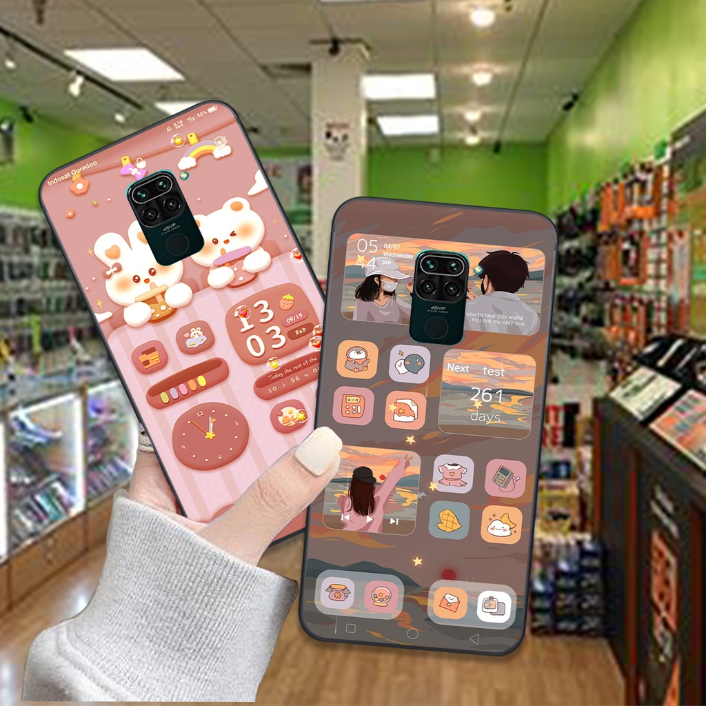 Ốp Xiaomi Redmi Note 9 / Note 9s / Note 9 Pro bộ hình gấu , thỏ hồng cute dễ thương giá rẻ siêu bền
