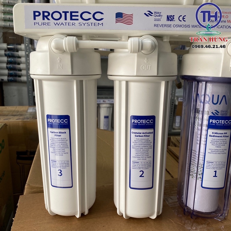 BỘ NANO 7 CẤP LỌC ⚡️ XẢ KHO ⚡️ MÀNG UF CAO CẤP - KHÔNG ĐIỆN KHÔNG NƯỚC THẢI - UỐNG TRỰC TIẾP TẠI VÒI - MÁY NANO LỌC NƯỚC
