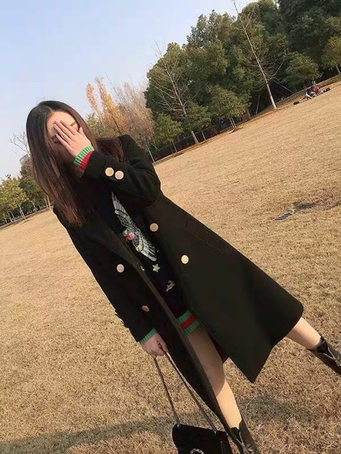 Áo khoác dạ tay khuy