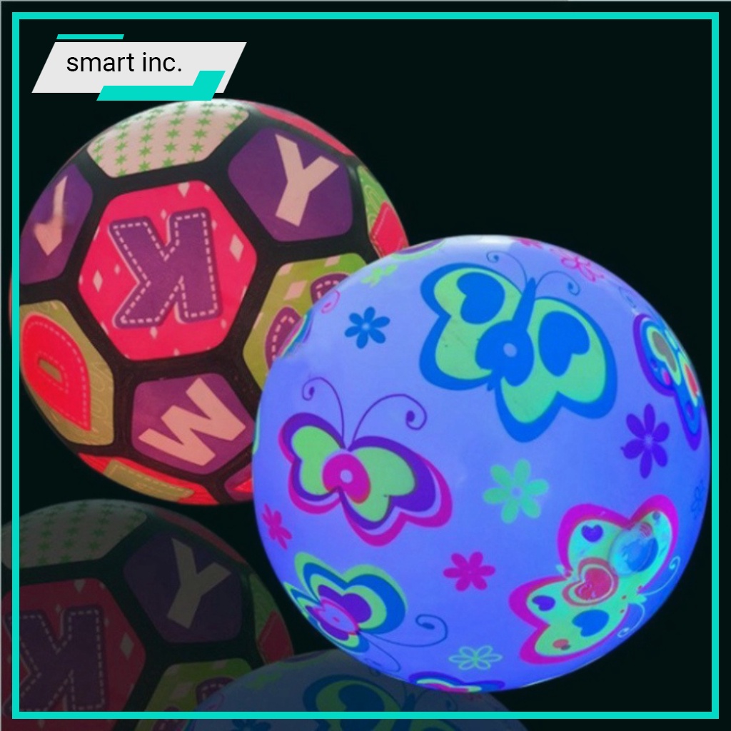 Đồ Chơi Bóng Đá Silicone Nhiều Màu Bóng Cao Su Phát Sáng Cho Bé