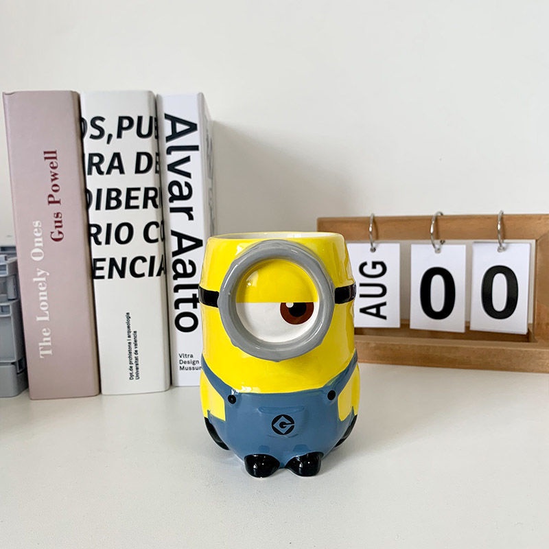 Cốc nước minions Cốc Sứ Uống Nước In Hoạt Hình Minions Dễ Thương Tiện Dụng Cho Văn Phòng