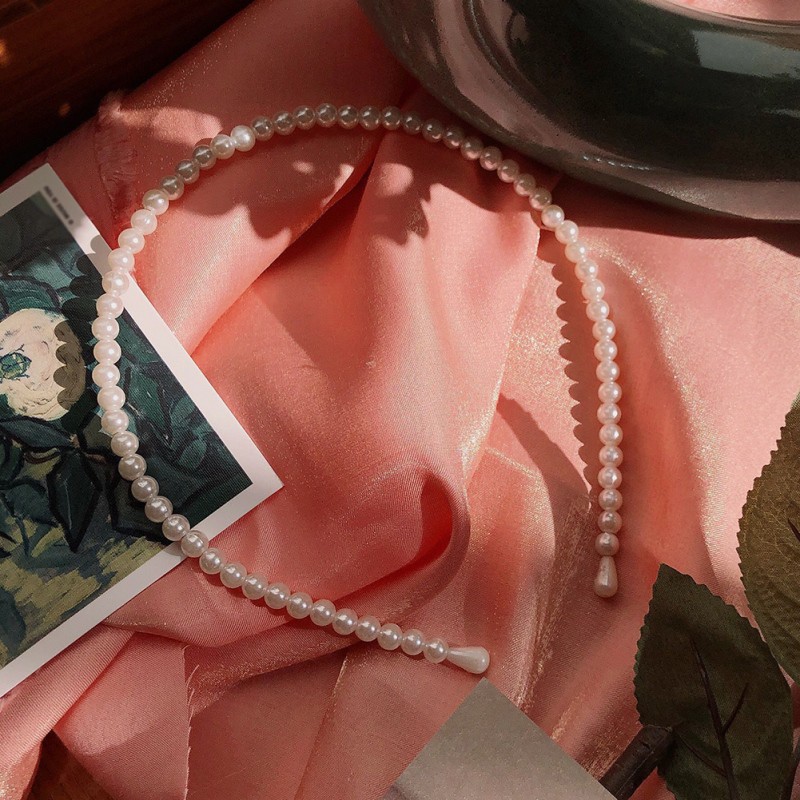 Cài tóc ngọc trai phong cách Vintage cho nữ