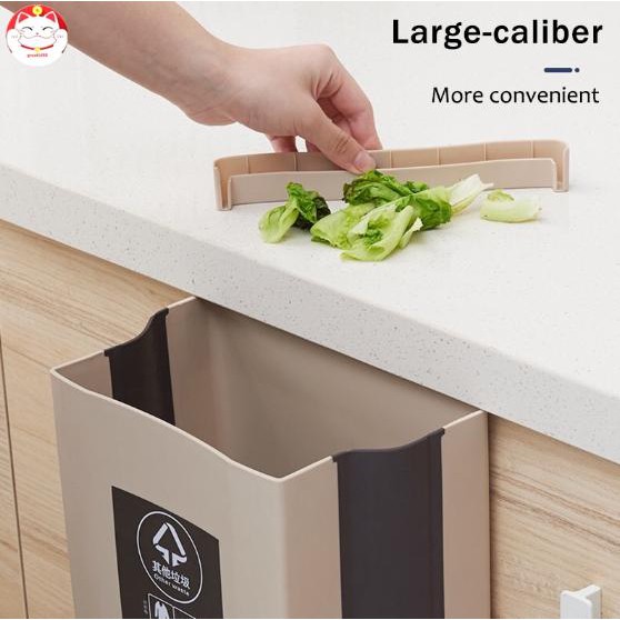 Thùng rác nhà bếp treo cửa gấp gọn 25x17,5x28,5 cm