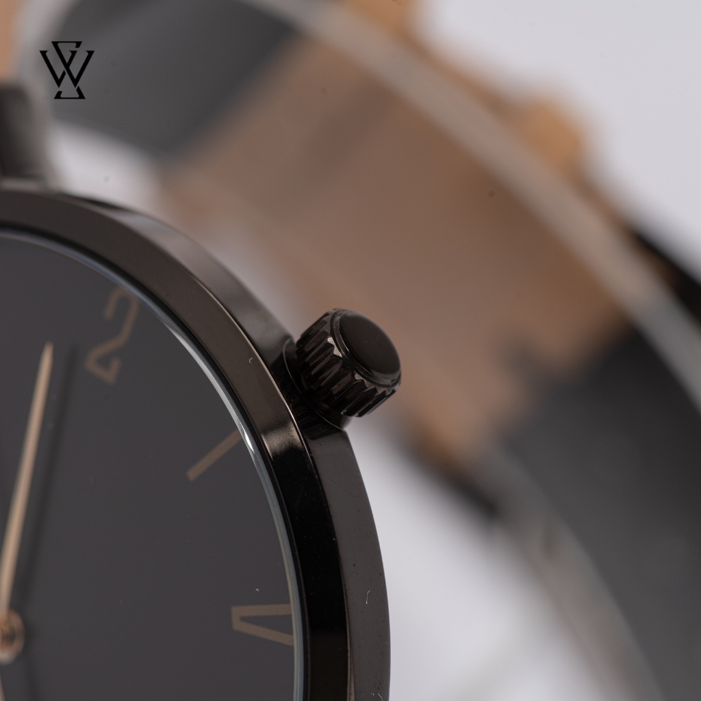 Đồng Hồ Quartz Nam Casio WATCHSTORE MTP-VT01BL-1BUDF Thiết Kế Kính Khoáng 40mm, Dây Đeo Da Và Vỏ Thép Không Gỉ