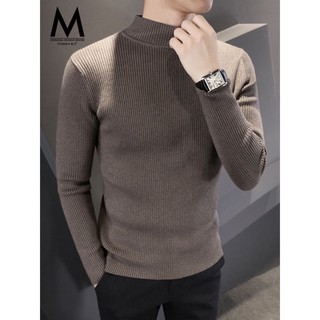 Áo len nam cổ 3 phân, thiết kế sang trong theo phong cách hàn quốc