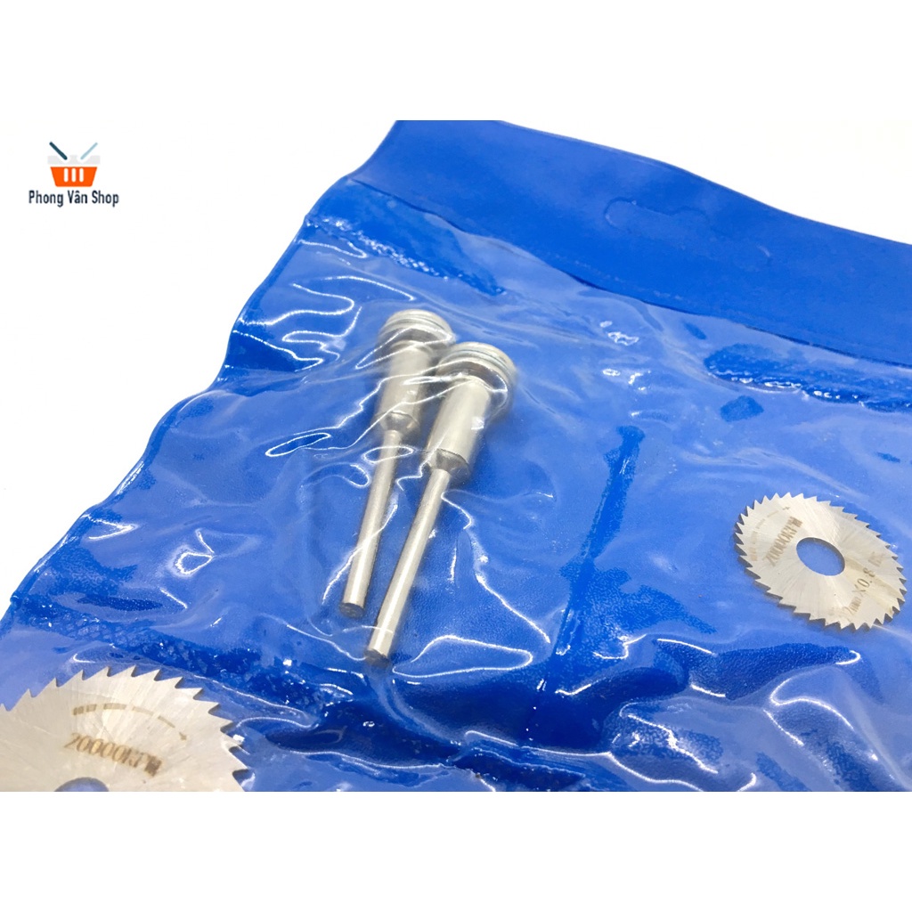 Bộ 5 lưỡi cưa cắt + kẹp lưỡi - trục 6mm 3.2mm