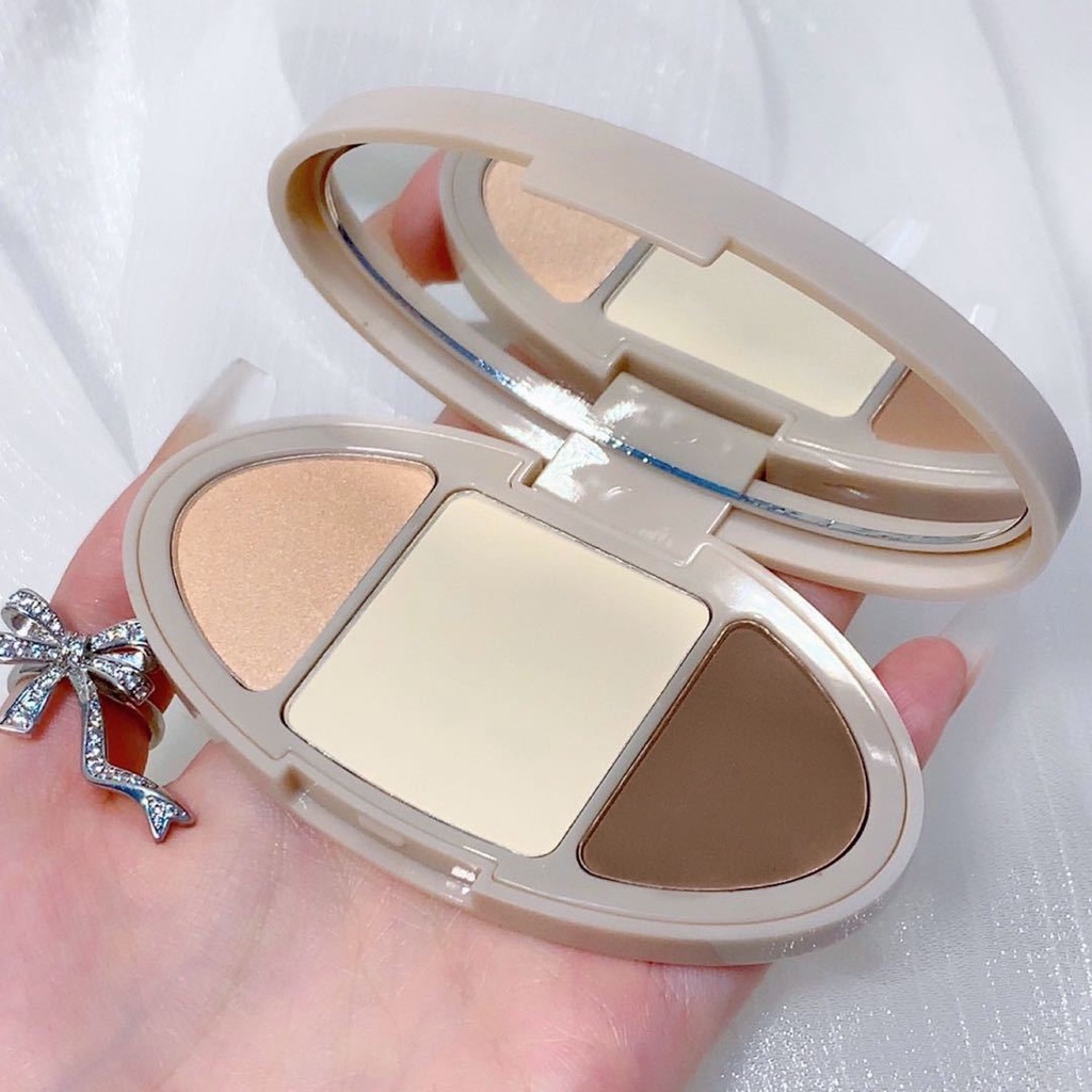 Phấn bắt sáng tạo khối ba màu sắc độ bóng cao | BigBuy360 - bigbuy360.vn