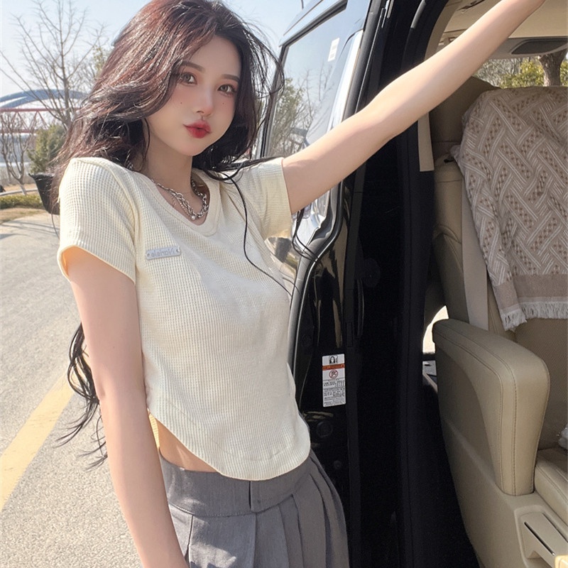Áo Thun Tay Ngắn Dáng Ôm Thời Trang Mùa Hè Dành Cho Nữ