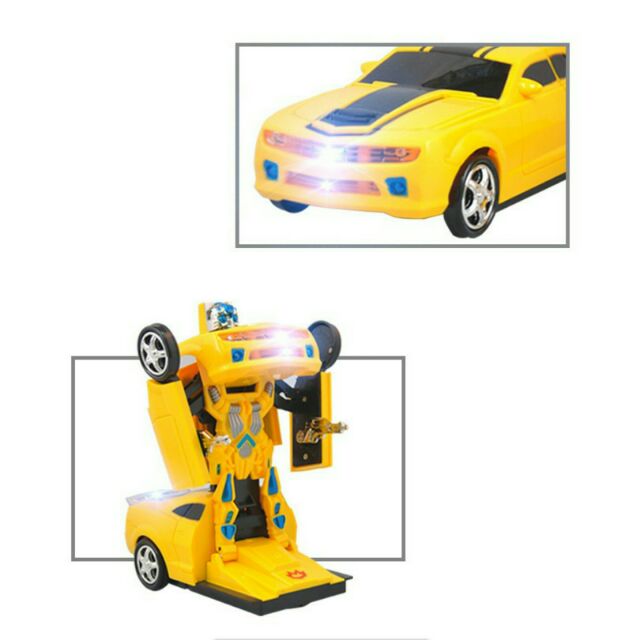 Xe robot biến hình  DÙNG PIN : CÓ ĐÈN NHẠC
