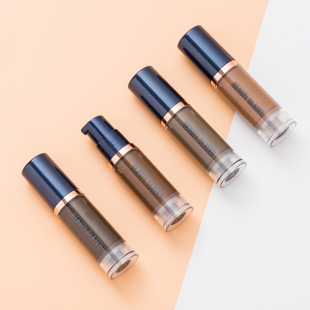 [Hàng mới về] Gel kẻ mày BEAUTY GLAZED 4 màu lựa chọn kháng nước lâu trôi kèm cọ tiện dụng | BigBuy360 - bigbuy360.vn