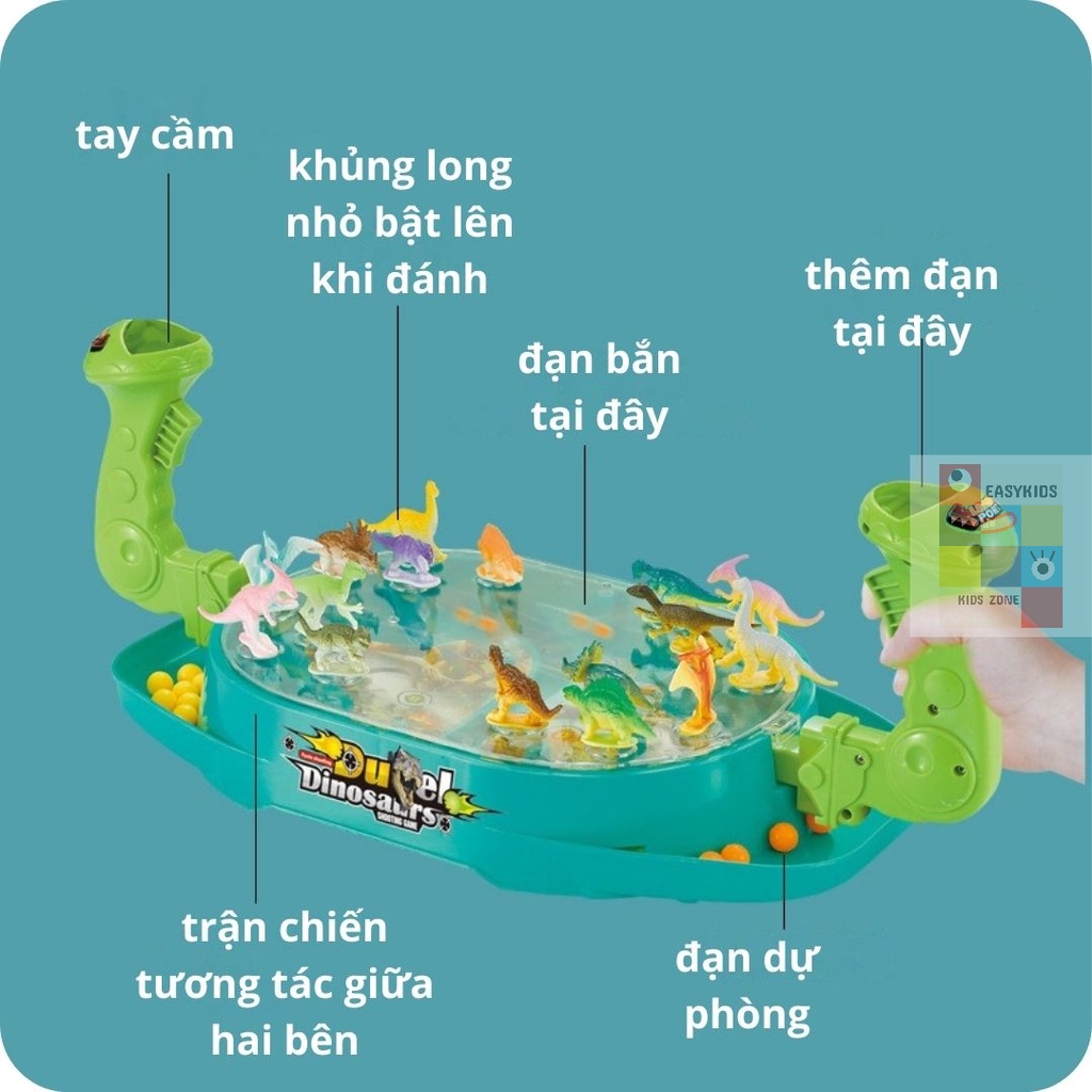 [Có sẵn] [Siêu sale] Đồ chơi khủng long đại chiến EASYTOYS Đồ chơi trẻ em giải trí tương tác hấp dẫn cho bé trai, bé gái