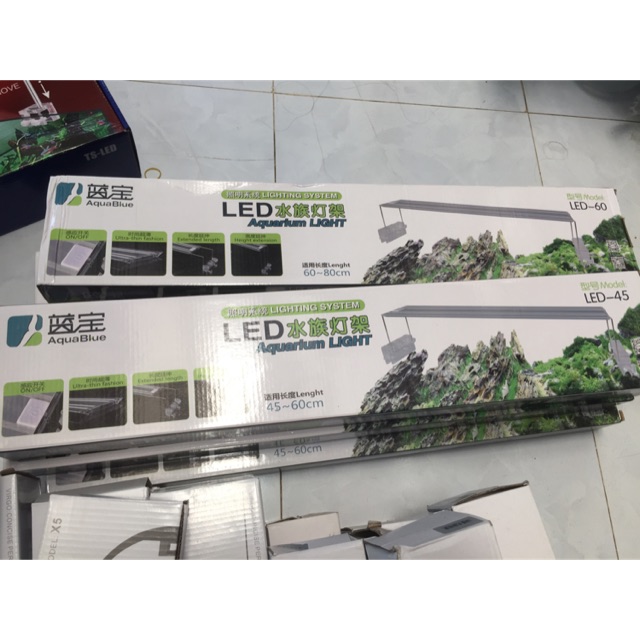 Đèn led aqua blue 60-80