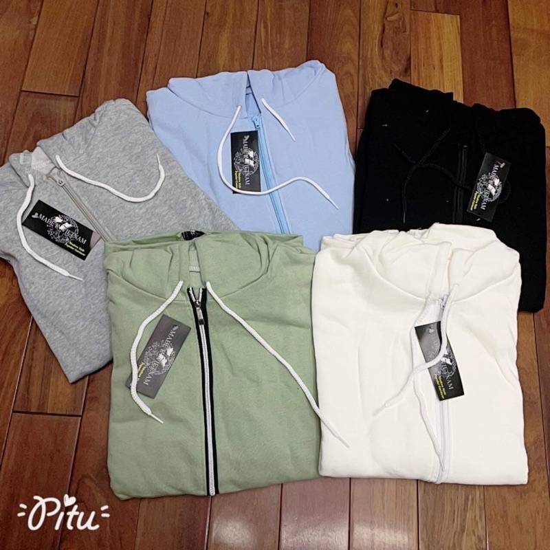 [Mã FAMARAL1 giảm 10K đơn 50K] Áo khoác nỉ trơn tay phồng HS6