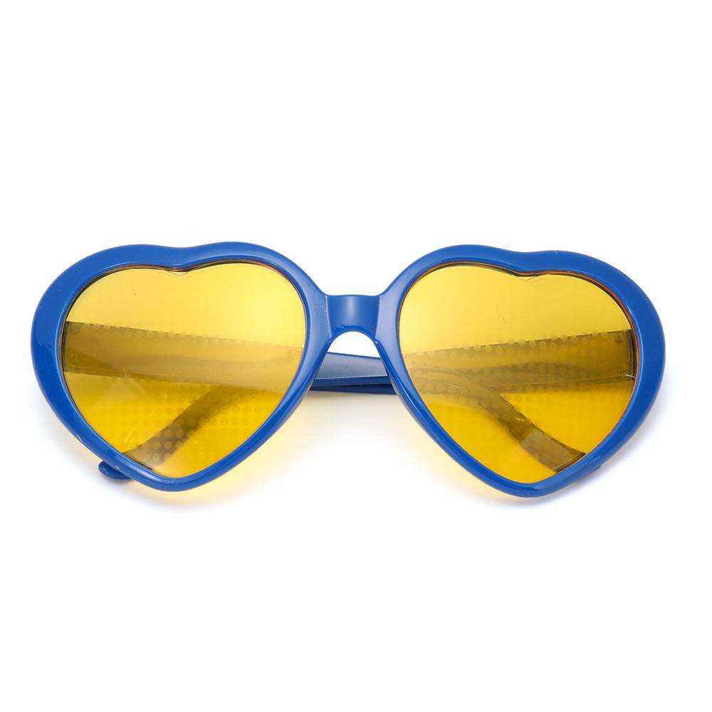 Mắt Kính Hình Trái Tim Có Đèn Phát Sáng Trong Đêm