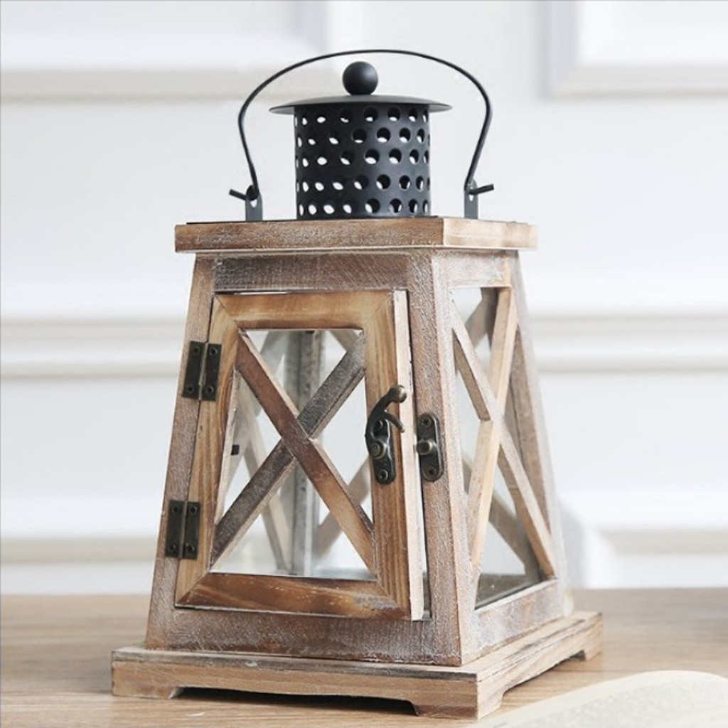 Giá Đỡ Nến Hình Lồng Đèn Dùng Trang Trí Tiệc Cưới / Giáng Sinh