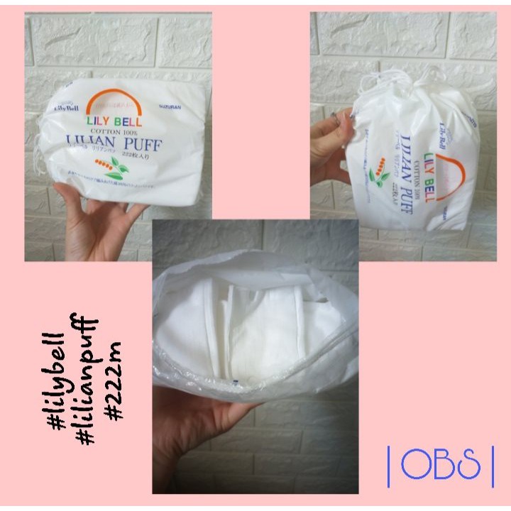 Bông Tẩy Trang Lily Bell Lilian Puff Cotton (222 miếng) | BigBuy360 - bigbuy360.vn