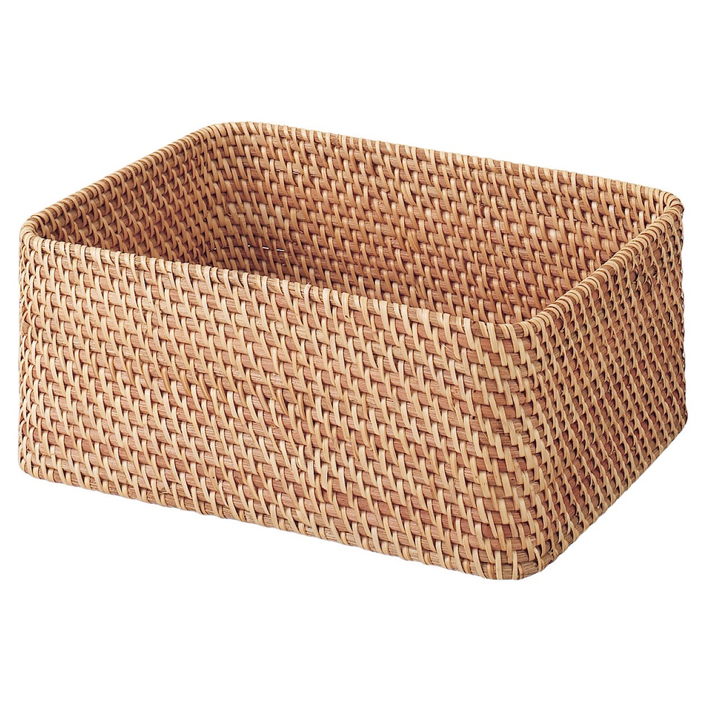 Giỏ mây đan đa năng BAMBOOO ECO sọt đựng đồ nội thất phòng ngủ và làm việc