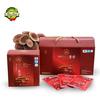 Nước uống hồng sâm nhung hươu linh chi 365 hàn quốc