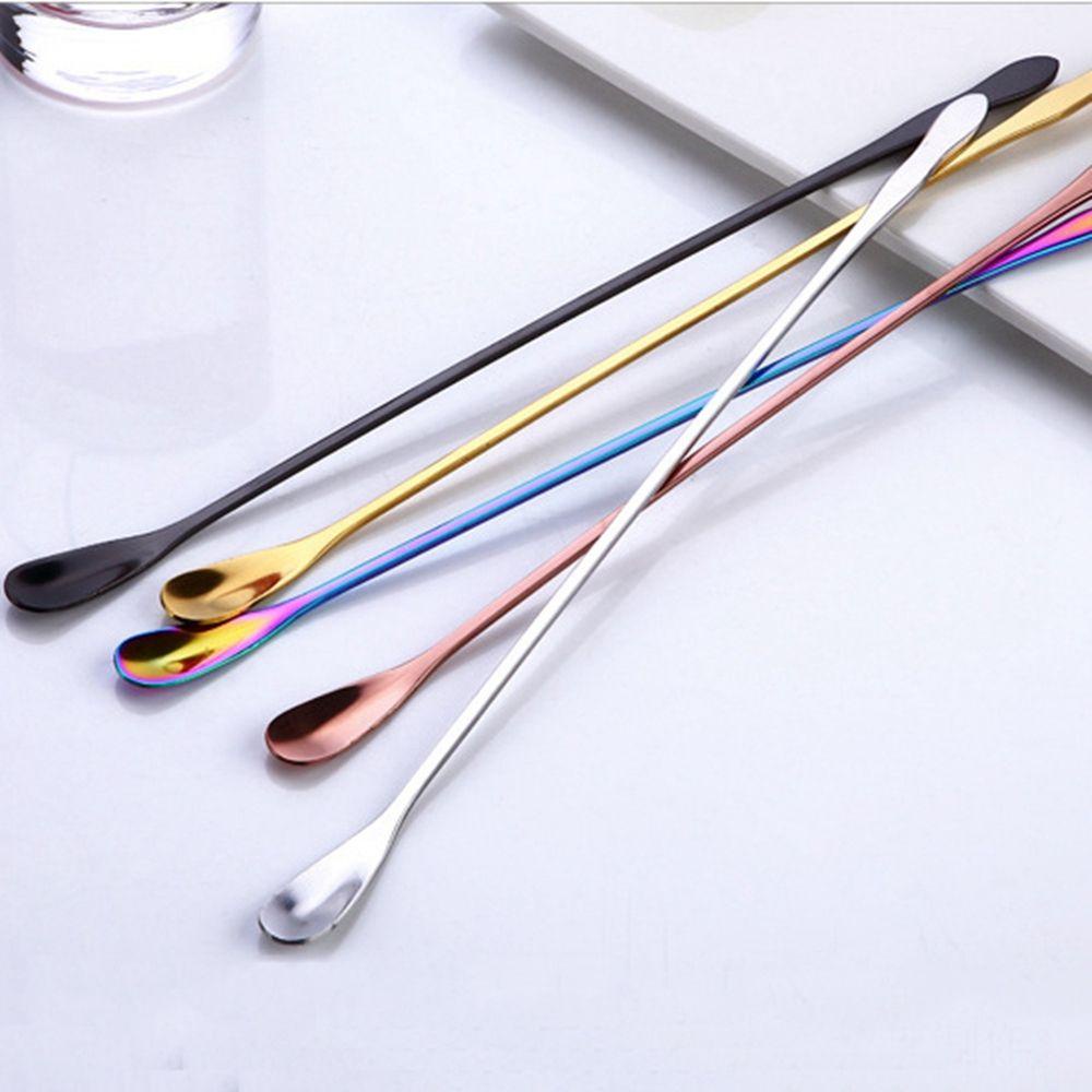 Muỗng Cà Phê Cán Dài Màu Cầu Vồng Độc Đáo