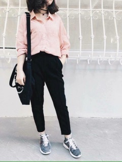 ✅Quần tây baggy nữ