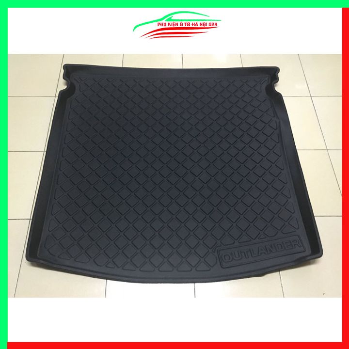 Thảm nhựa lót cốp Outlander 2016-2022 nhựa dẻo dày dặn đàn hồi tốt