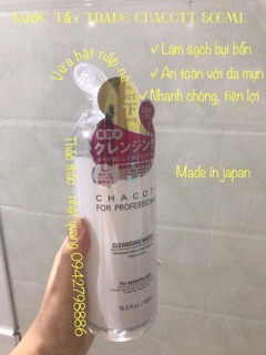 Nước tẩy trang chacott nhật bản