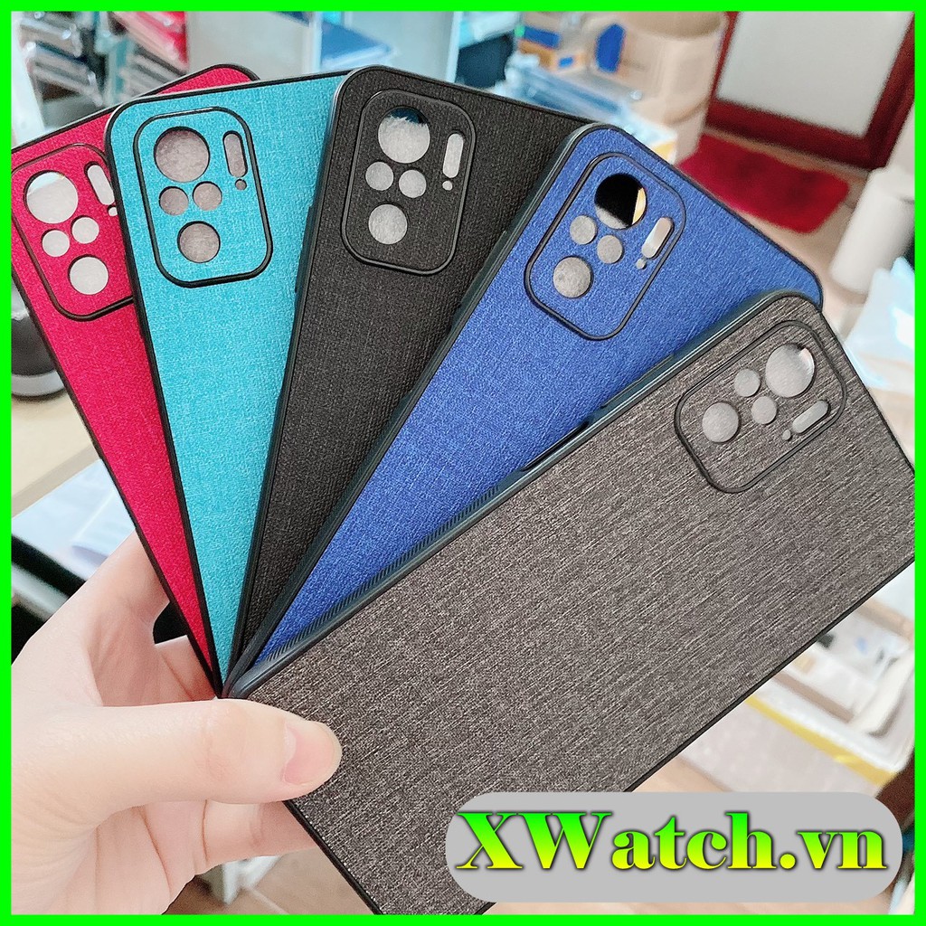 Ốp lưng Vải Jean cho Xiaomi Redmi 12C Poco M3 Note 9 4G Note 10 Mi 11 K40 K40 pro Note 10  pro Redmi 10C Poco C40