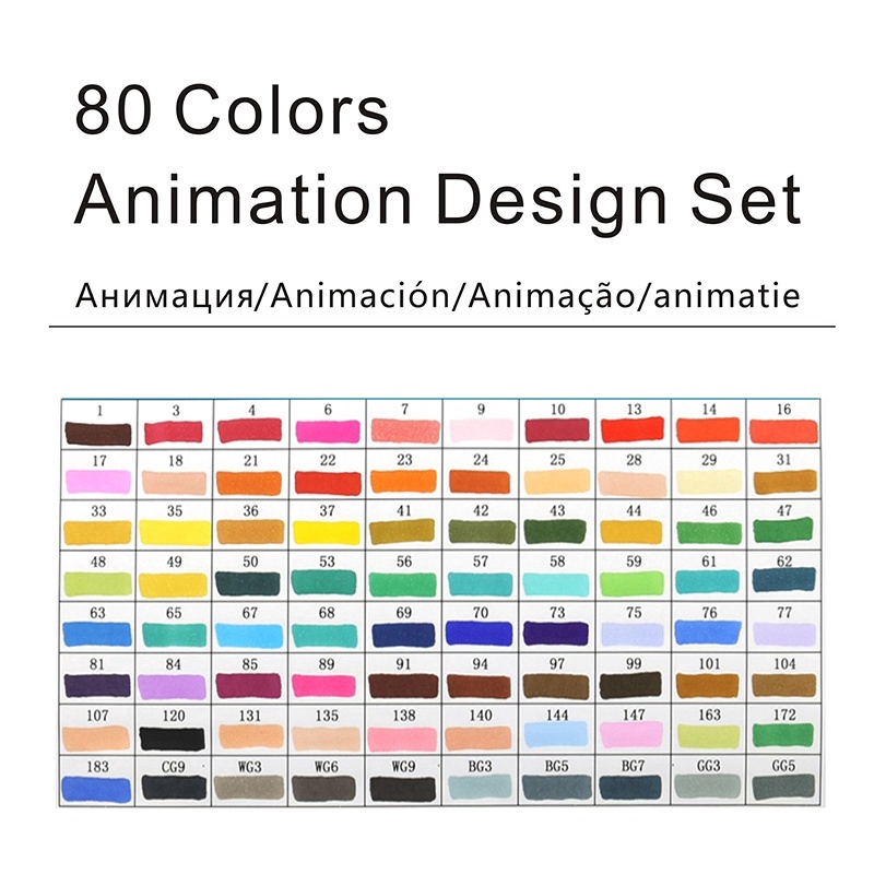 Set 30 / 40 / 60 / 80 Bút Lông Màu