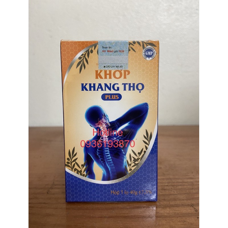 [Mã 66FMCGSALE hoàn 8% xu đơn 500K] KHỚP KHANG THỌ PLUS 👍 [CHÍNH HÃNG] ❤️ KHANG THỌ PLUS HỖ TRỢ XƯƠNG KHỚP