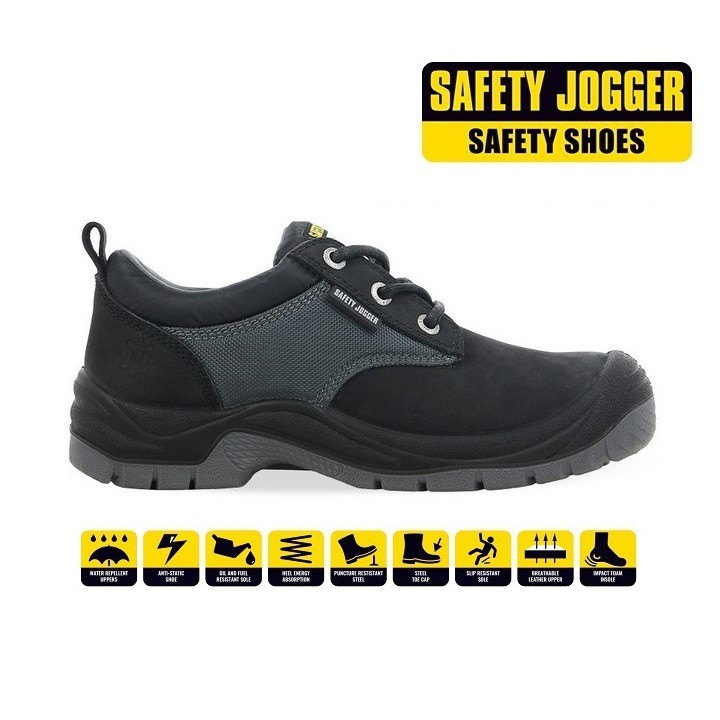 Giày bảo hộ Safety Jogger Sahara - Model mới 2018 - màu xanh đen