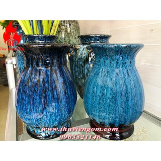 Lọ hoa sứ trang trí đẹp chuẩn gốm sứ Bát Tràng