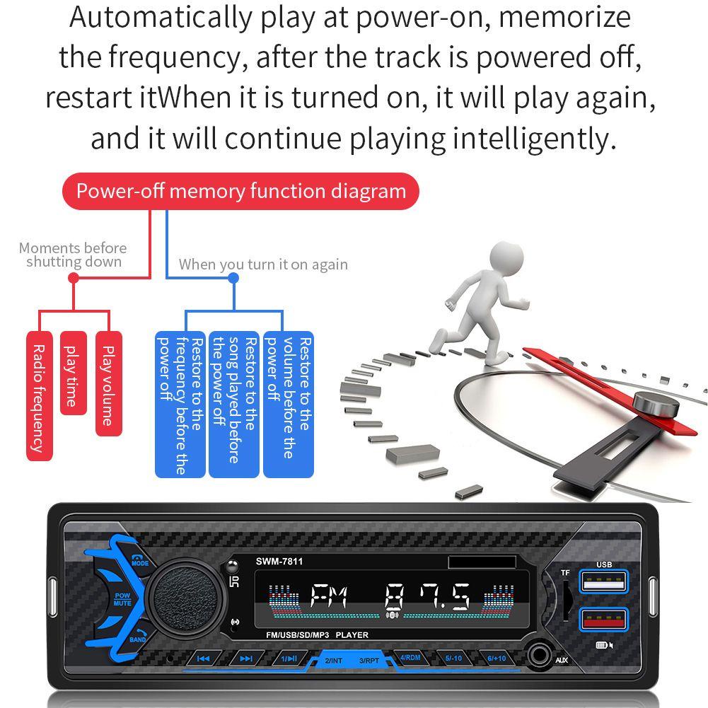 Đơn Vị Đầu Âm Thanh Nổi Rảnh Tay Cho Máy Nghe Nhạc MP3 / Điện Thoại Trong Xe Hơi