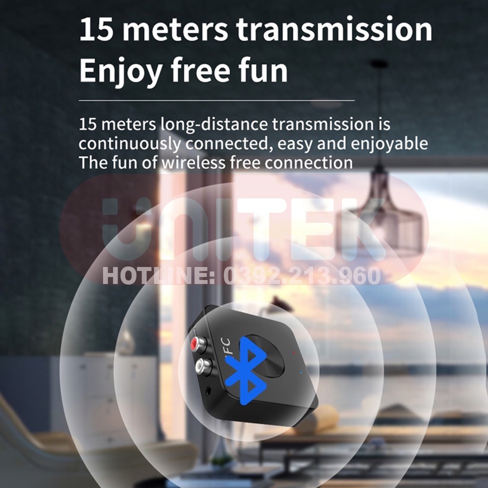 Bộ Thu Tín Hiệu Âm Thanh AUX RCA Bluetooth BT-21
