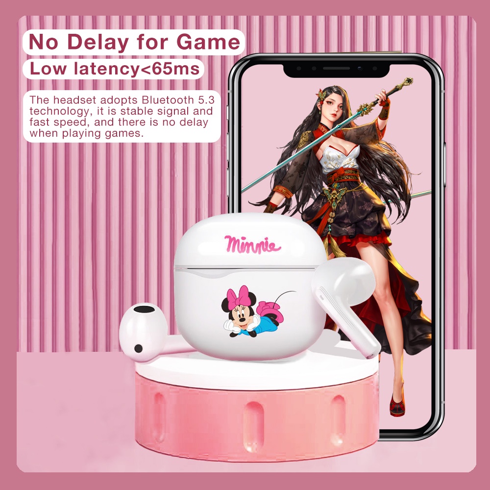 Tai Nghe Bluetooth Disney J11 Tai Nghe Không Dây Hoạt Hình Dễ Thương Chất Lượng Âm Thanh Tuyệt Vời Kèm Mic