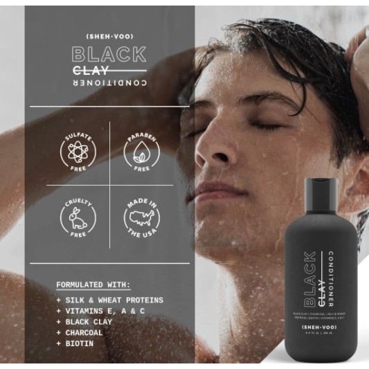 Dầu xả SHEHVOO Black Clay Conditioner