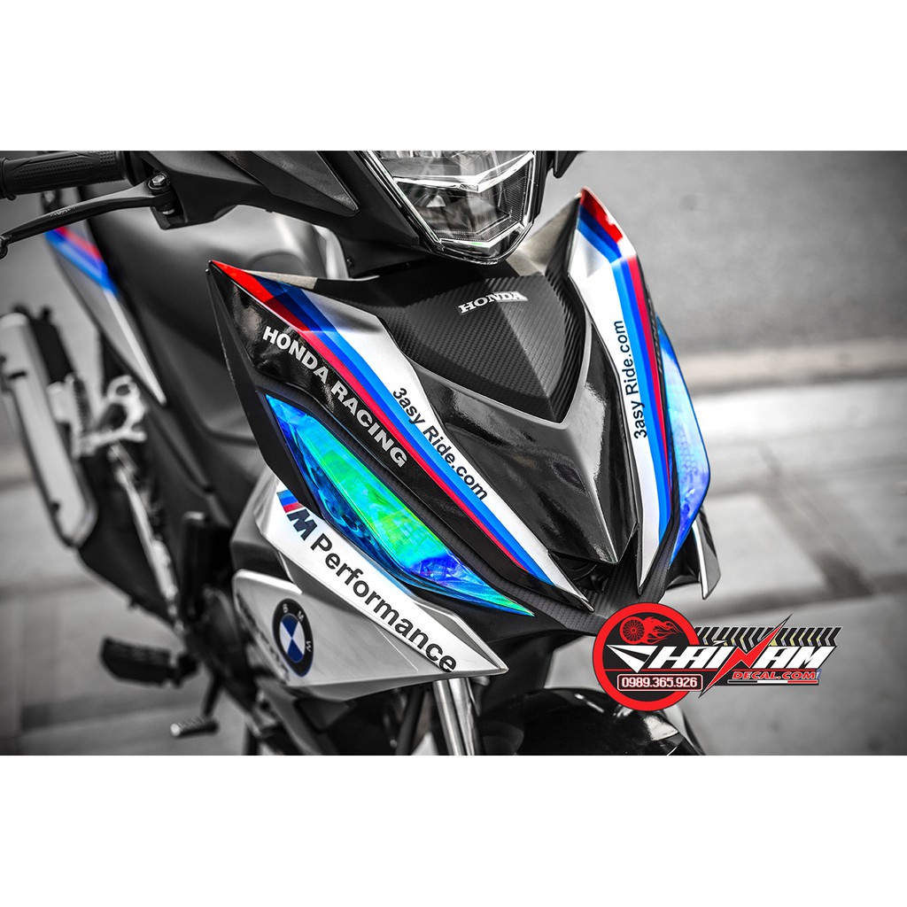 Tem Trùm Winner 150 Đen bạc BMV