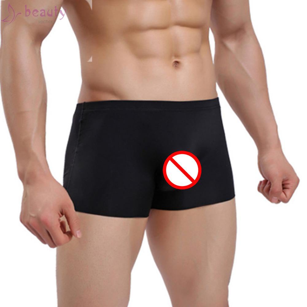 Quần Lót Lụa Lạnh Mềm Không Đường May Thoải Mái 2018