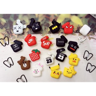 Vỏ bao airpods 🌼[ CUTE ]🌼 vỏ bảo vệ tai nghe không dây Airpods silicon siêu dễ thương , giao màu ngẫu nhiêu