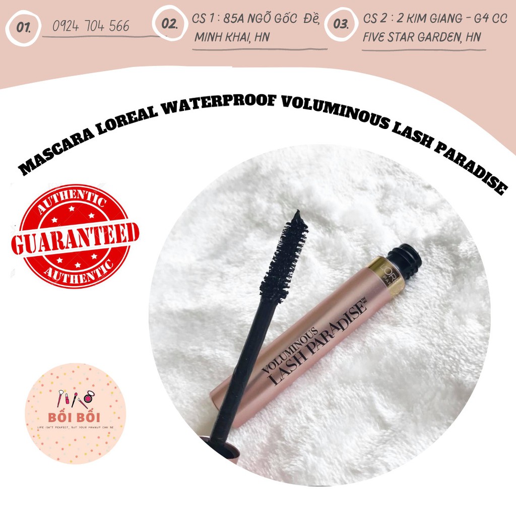 (LUÔN HỎI KHO TRƯỚC KHI ĐẶT) MASCARA LOREAL WATERPROOF VOLUMINOUS LASH PARADISE