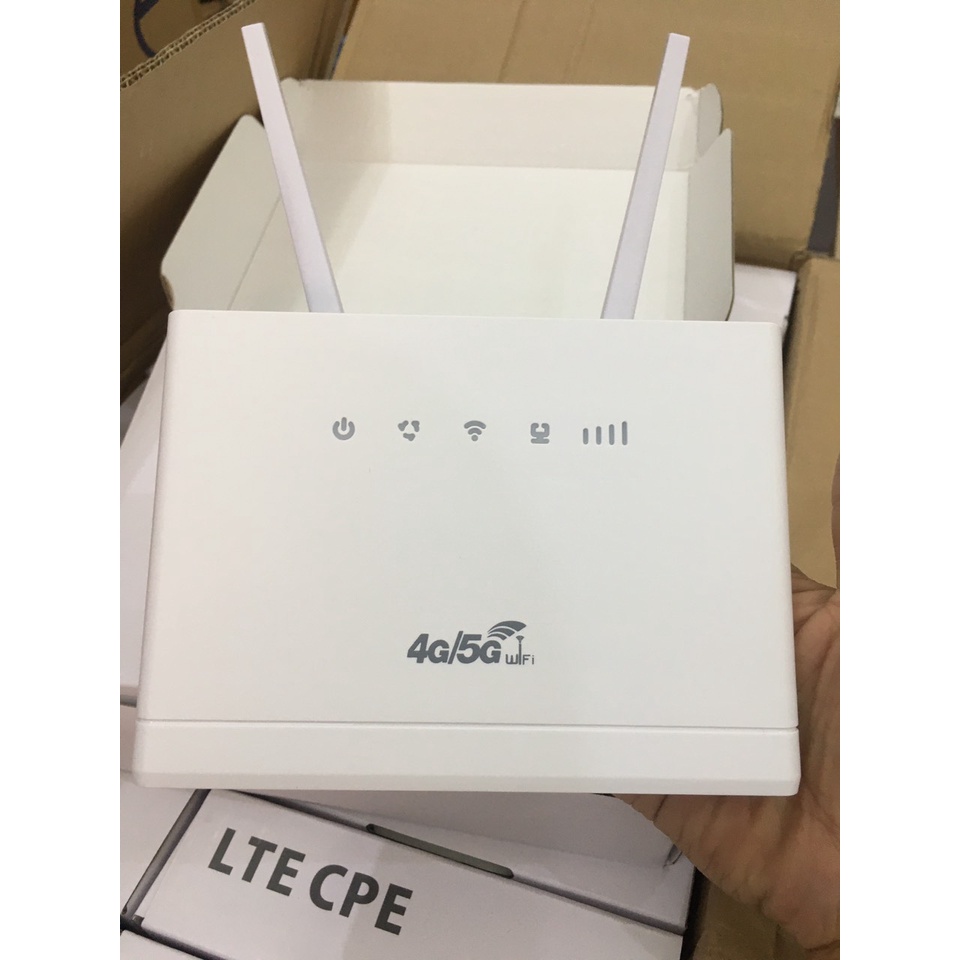Bộ Phát Wifi Từ Sim 3G 4G LTE CPE 101 - 3 Cổng Lan , Truy Cập Tối Đa 32 Thiết Bị , Lắp Cho Oto Khách , Camera