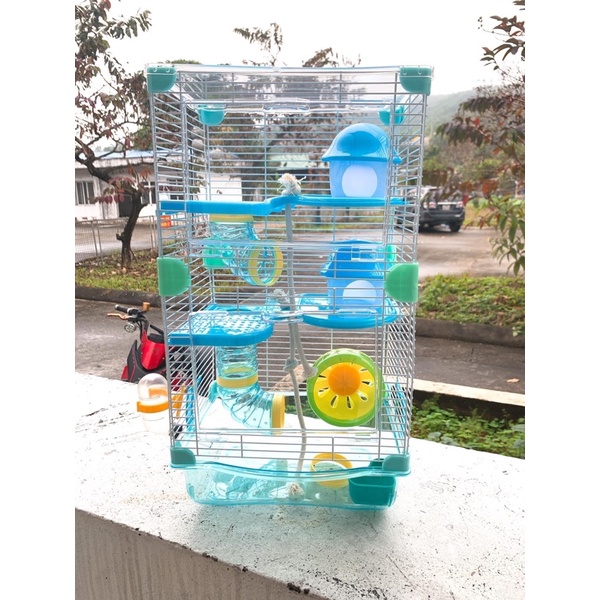 lồng mika thám hiểm 3 tầng cho hamster,sóc (27x20,5x47cm)