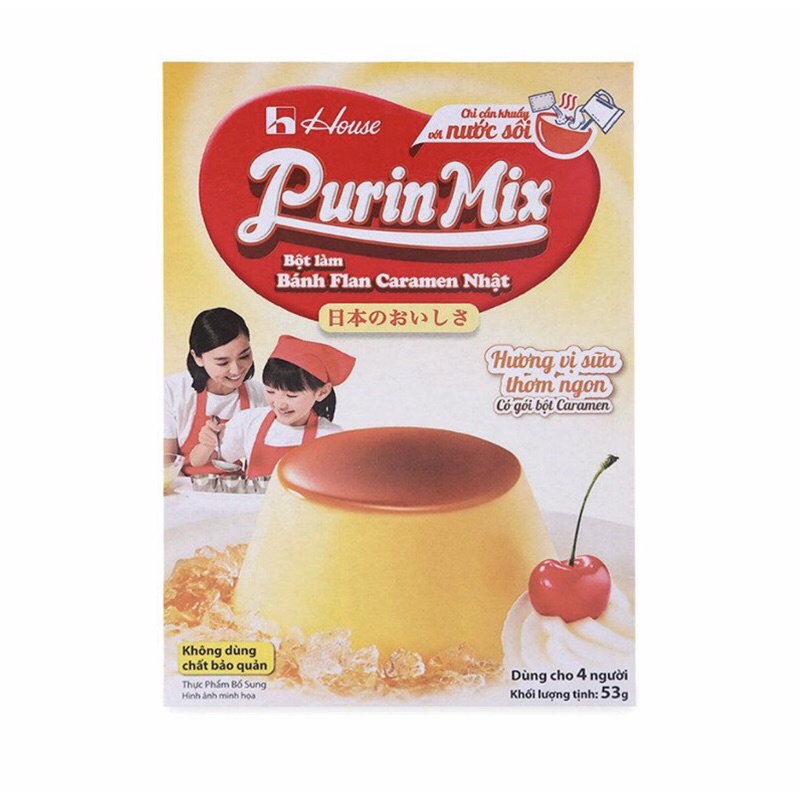 Bột Làm Bánh Flan Caramen Nhật Purinmix 53G