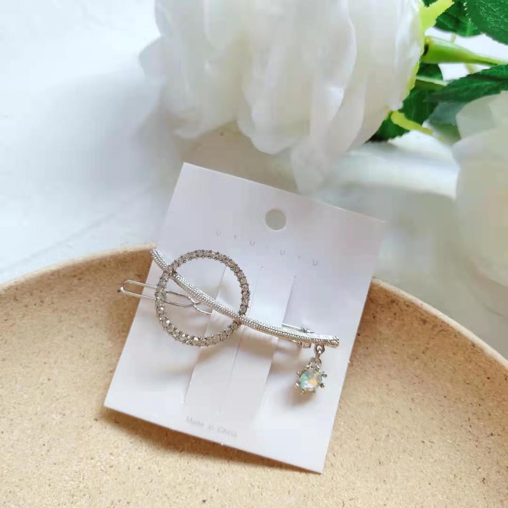 KẸP TÓC ĐÍNH ĐÁ PHONG CÁCH HÀN QUỐC NỮ TÍNH ĐỘC ĐÁO