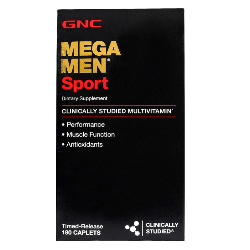 GNC Mega Men Sport Viên Uống Bổ Sung Vitamin và Khoáng Chất Hỗ Trợ Cơ Bắp