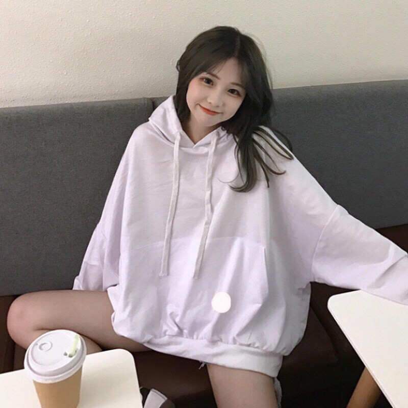 [ MUA 1 ÁO TẶNG 1 VỚ CUTE ❤️] Áo Hoodie nỉ bông TRƠN BASIC Unisex | BigBuy360 - bigbuy360.vn