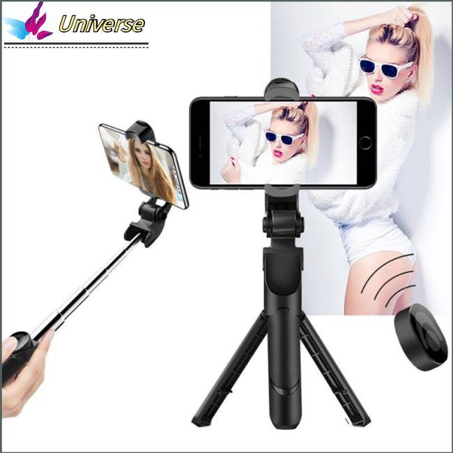 Gậy Chụp Ảnh Selfie Có Thể Gập Lại Được Xt10 Cho Điện Thoại Di Động Xt09 Xoay 360 °