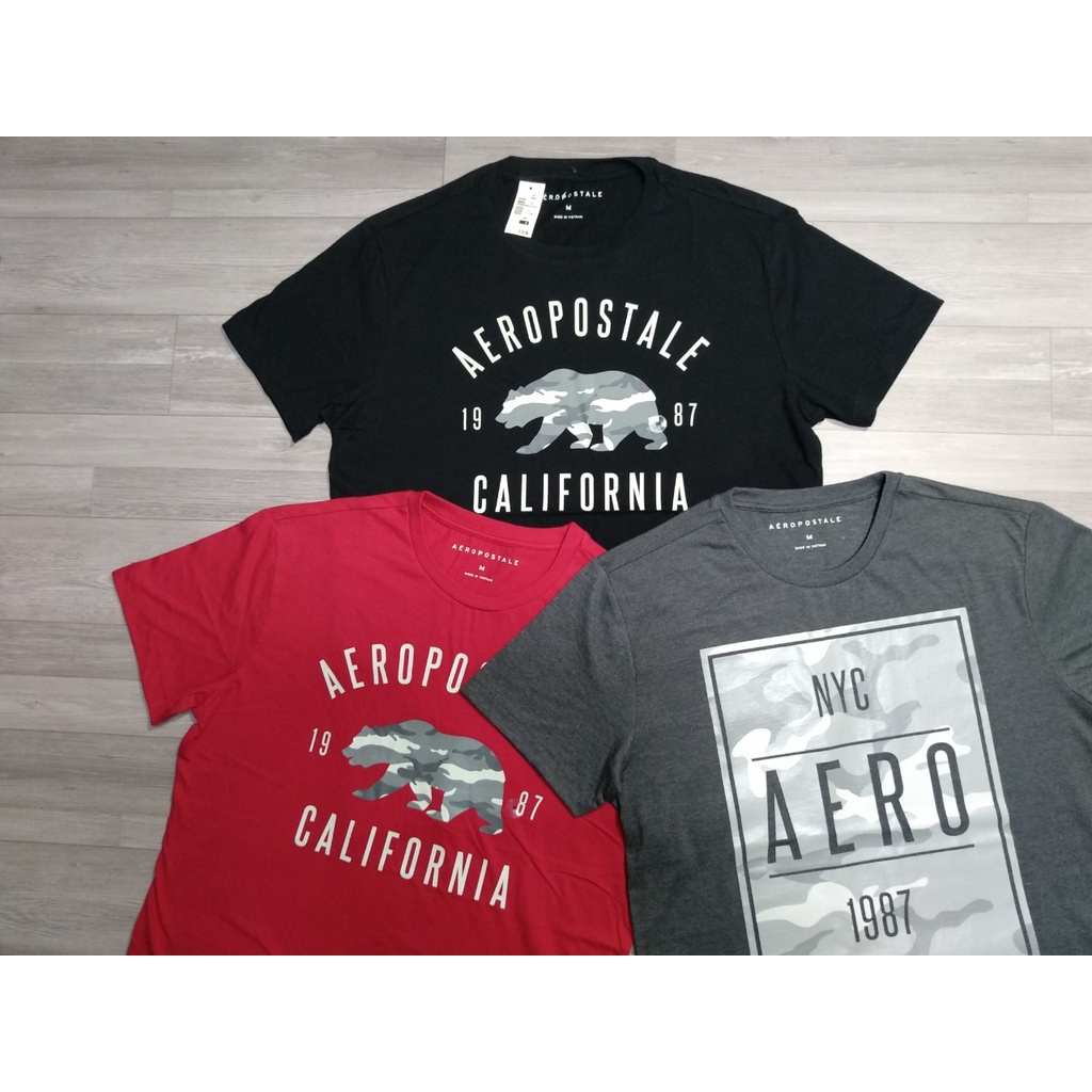 Áo phông nam Aero xuất dư xịn nhiều màu VNXK