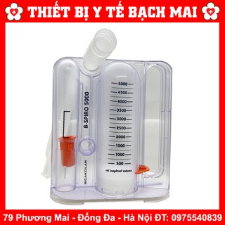 Dụng cụ tập thở, bình tập thở, phế dung kế, bình tập thổi
