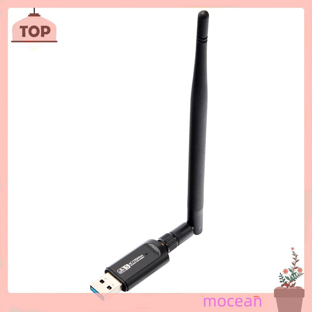 Usb Wifi Mocean 2.4 + 5ghz 1200mbps Rtl8812 Thẻ